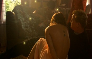 In this scene the flies dry up and die in direct sunlight, but we've already seen them moving around in daylight! stupid movie, make up your mind!